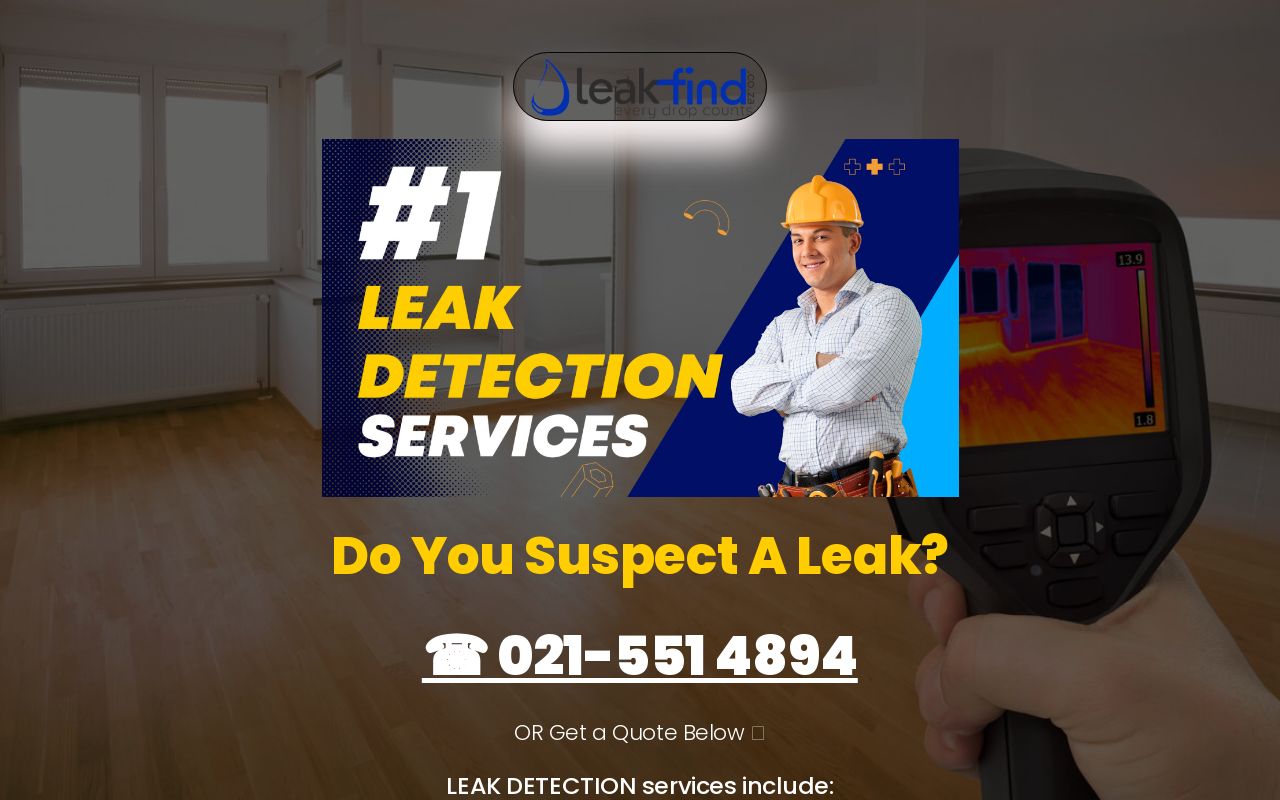 Leak Detection Cape Town PRO Leak Detectors in Cape Town Call 021